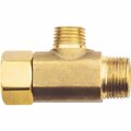 All-Source 1/2 In. FIP x 1/2 In. MIP x 3/8 In. OD Brass Extender Tee 456287